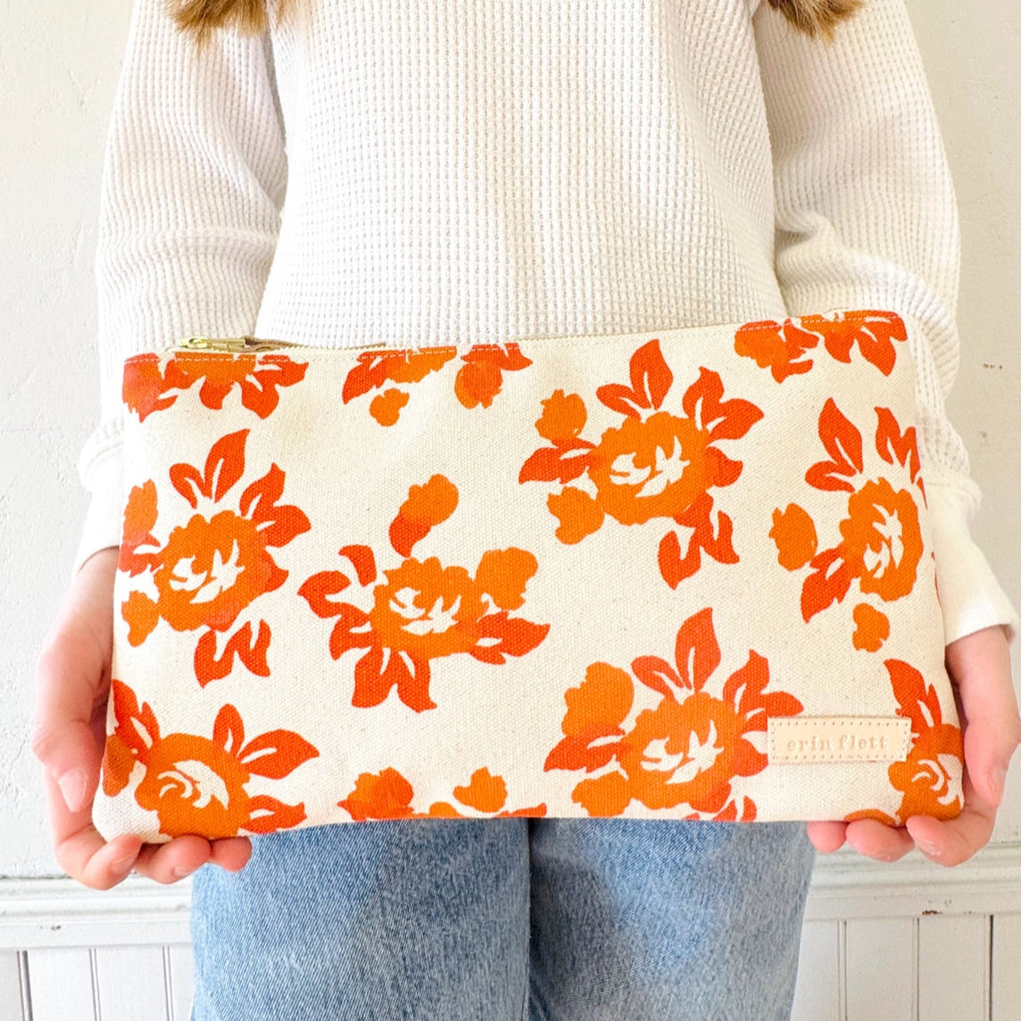 Erin Flett versatile clutch - Helen Rose - Orange