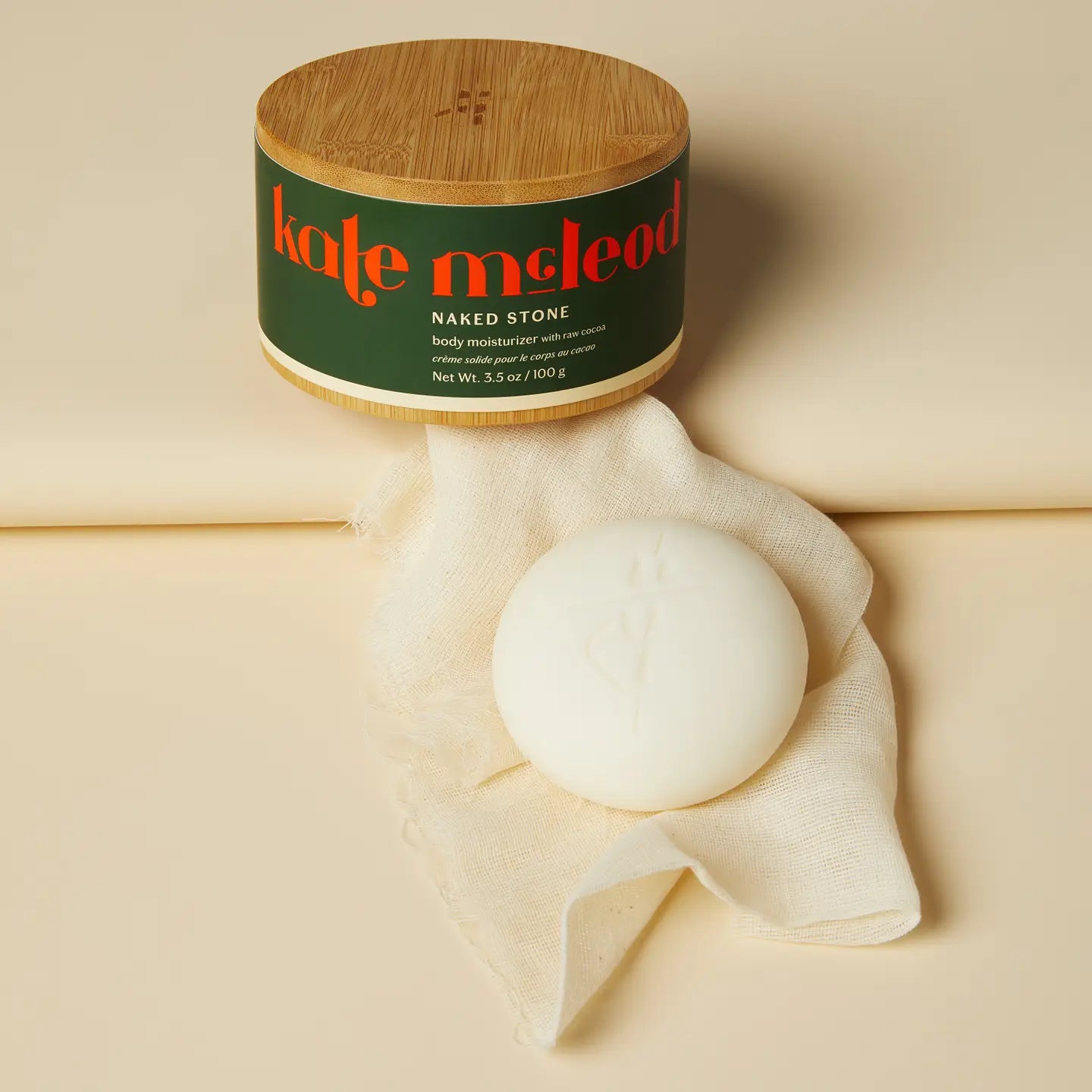 Kate McLeoud - Naked Stone | Deep Moisturizing Lotion Bar